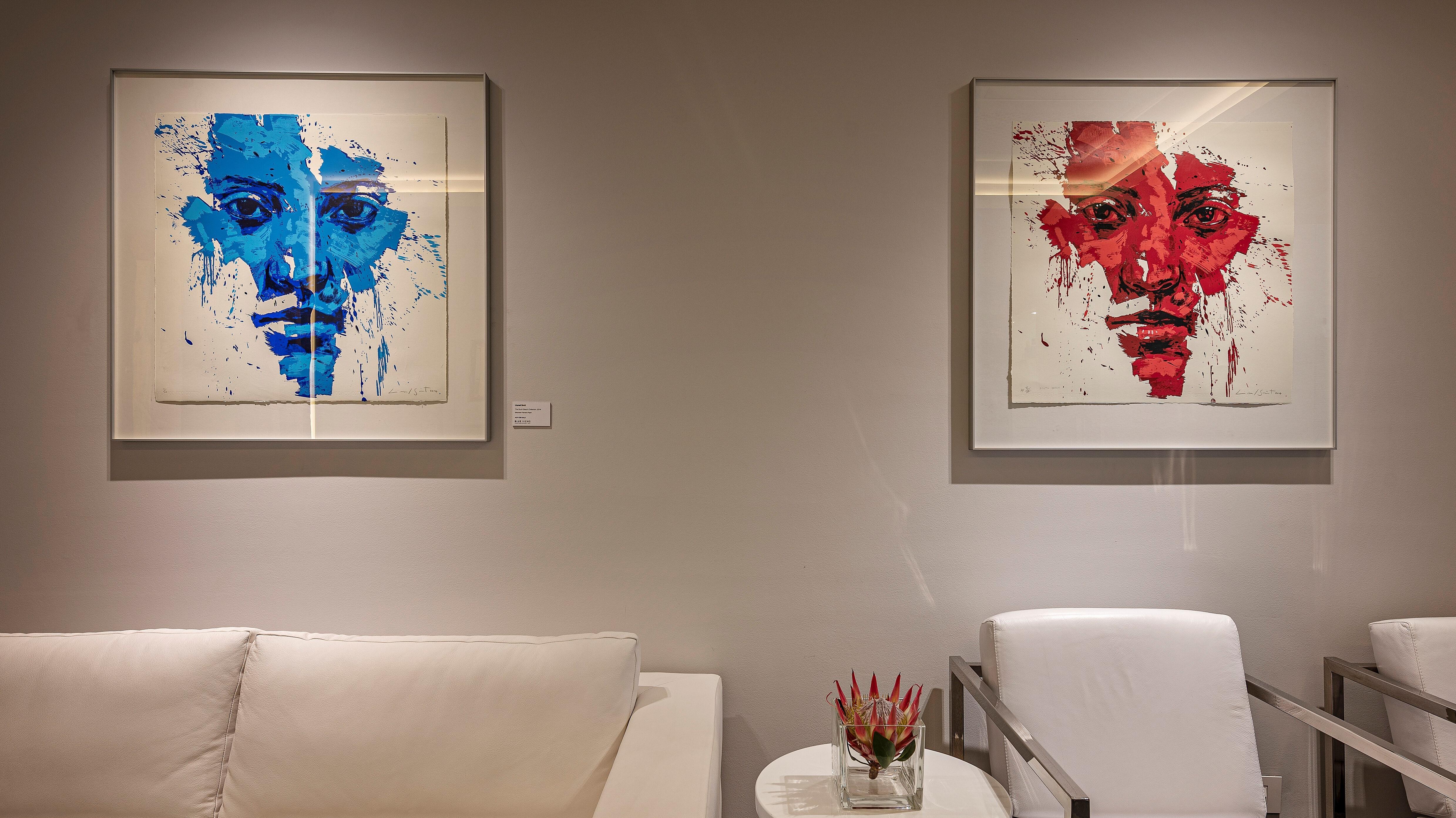 فندق بوتيك ساوث بيتش كامبس باي كيب تاون المظهر الخارجي الصورة Two of the paintings in the exhibition