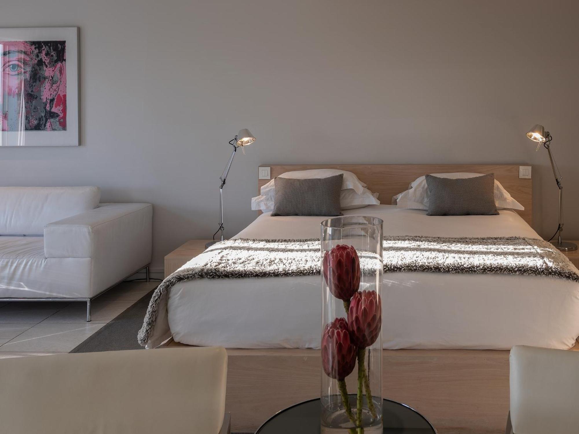 فندق بوتيك ساوث بيتش كامبس باي كيب تاون الغرفة الصورة A bedroom at the hotel