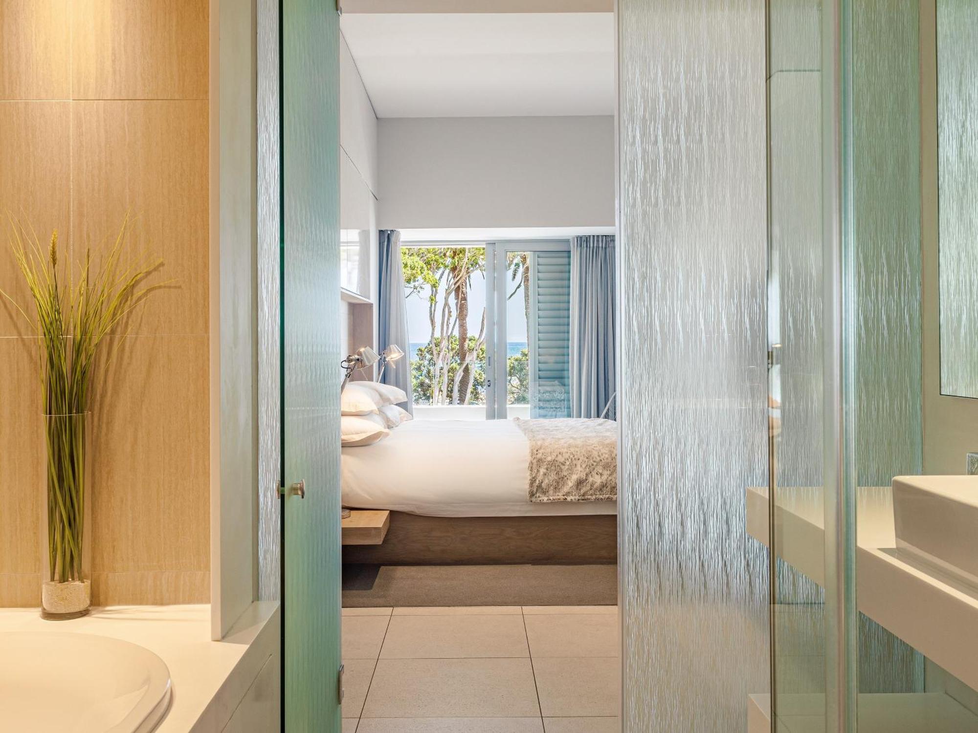 فندق بوتيك ساوث بيتش كامبس باي كيب تاون الغرفة الصورة A bathroom at the hotel
